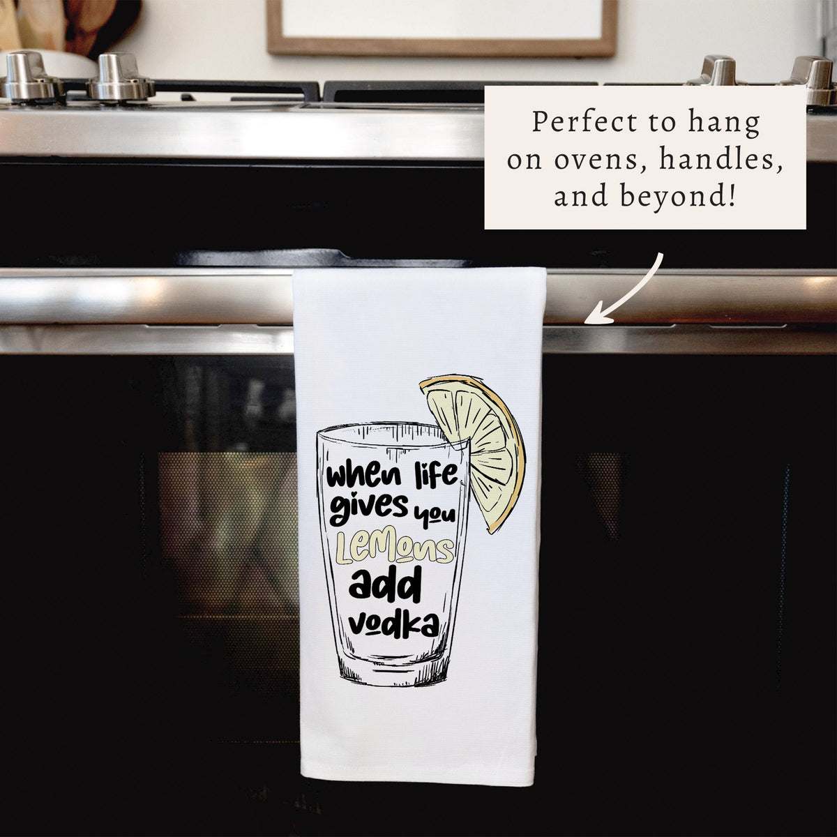 When Life Gives You Lemons Tea Towel
