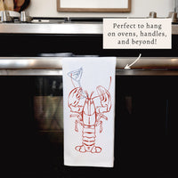 Lobster Martini Tea Towel