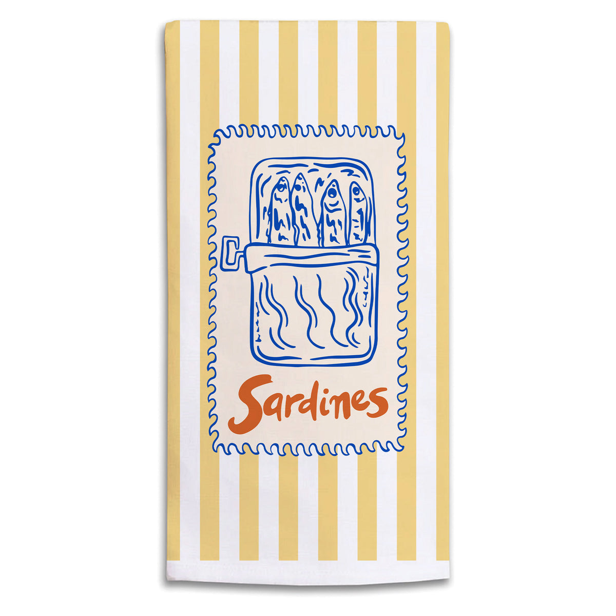 Sardines Tea Towel