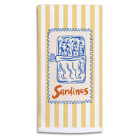 Sardines Tea Towel
