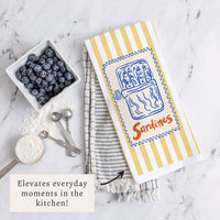 Sardines Tea Towel