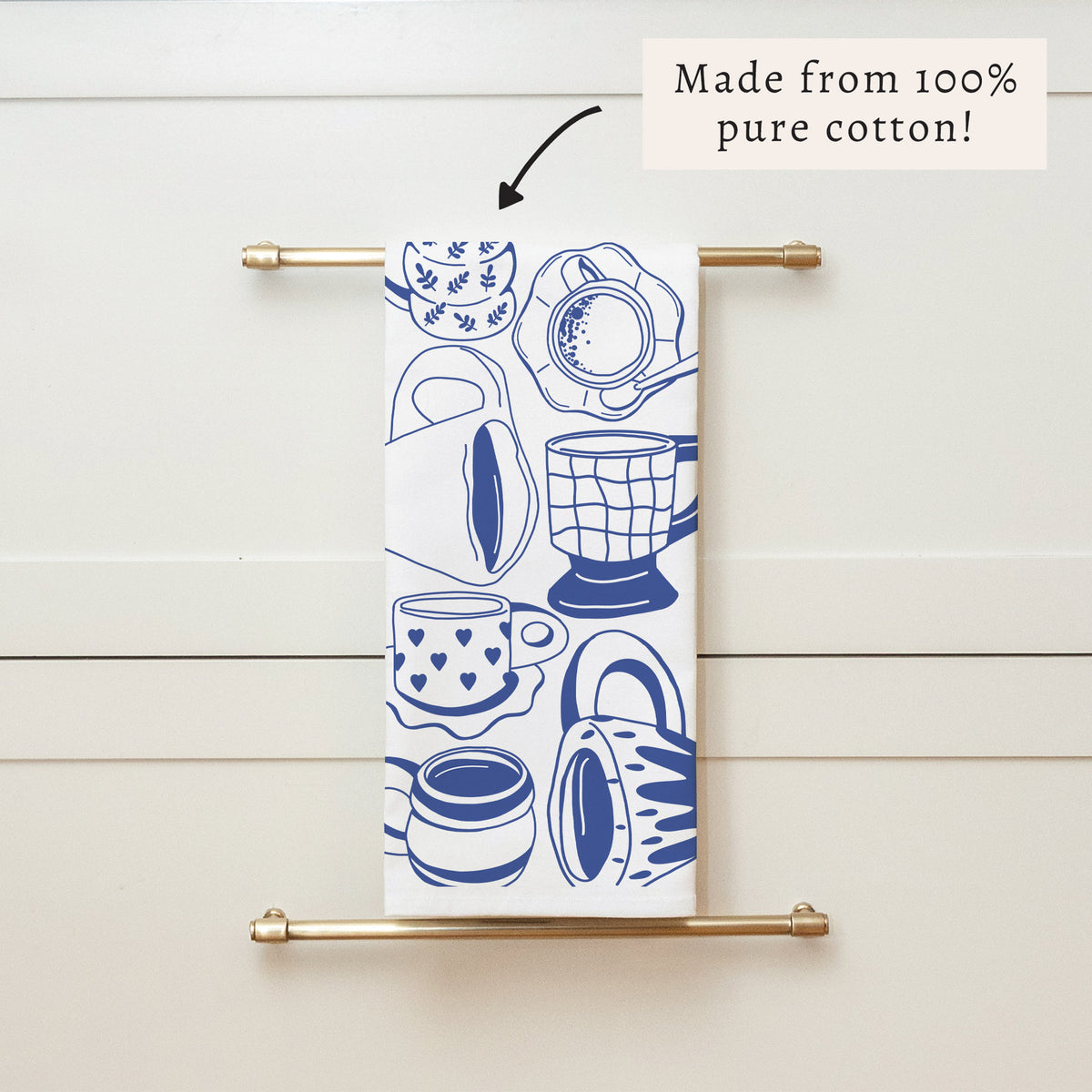 Coffee Mugs Tea Towel