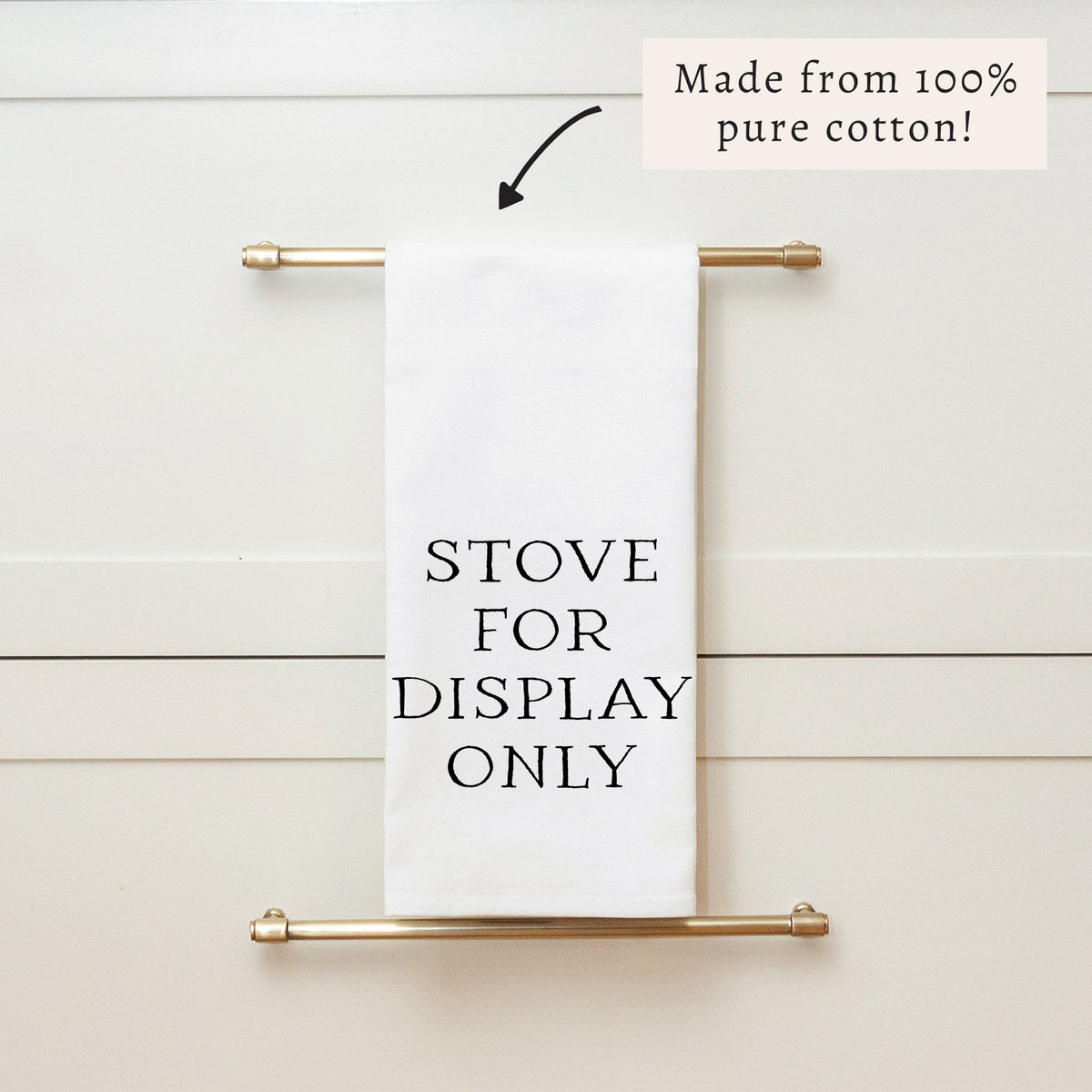 Stove For Display Only Tea Towel