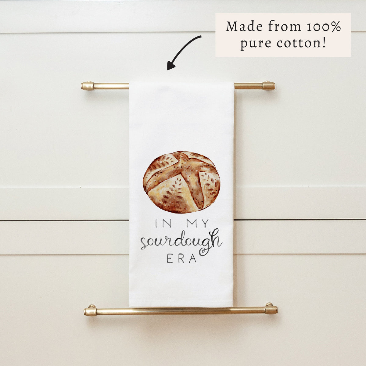 Sourdough Era Tea Towel