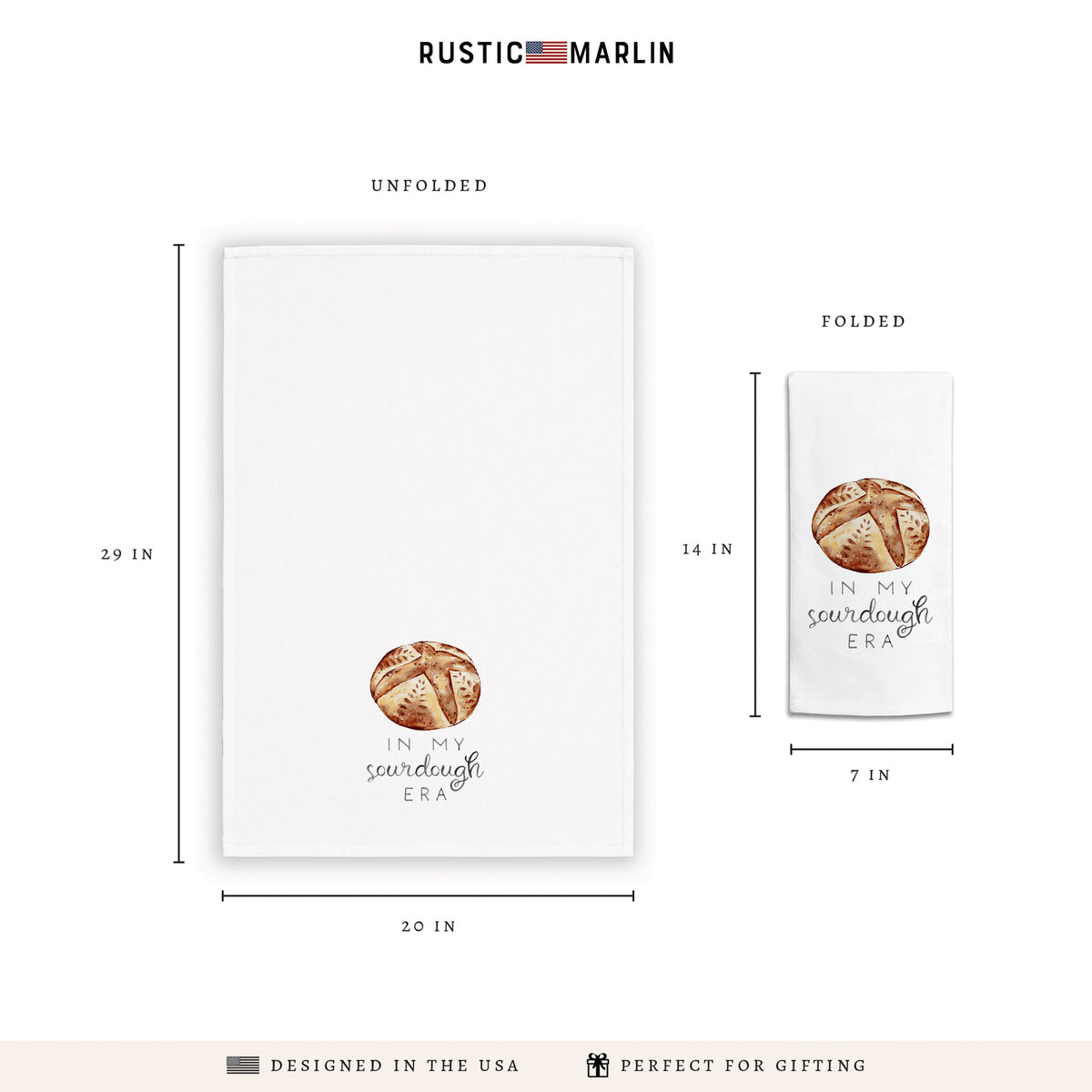 Sourdough Era Tea Towel