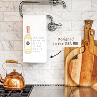 It’s Not Drinking Alone Tea Towel