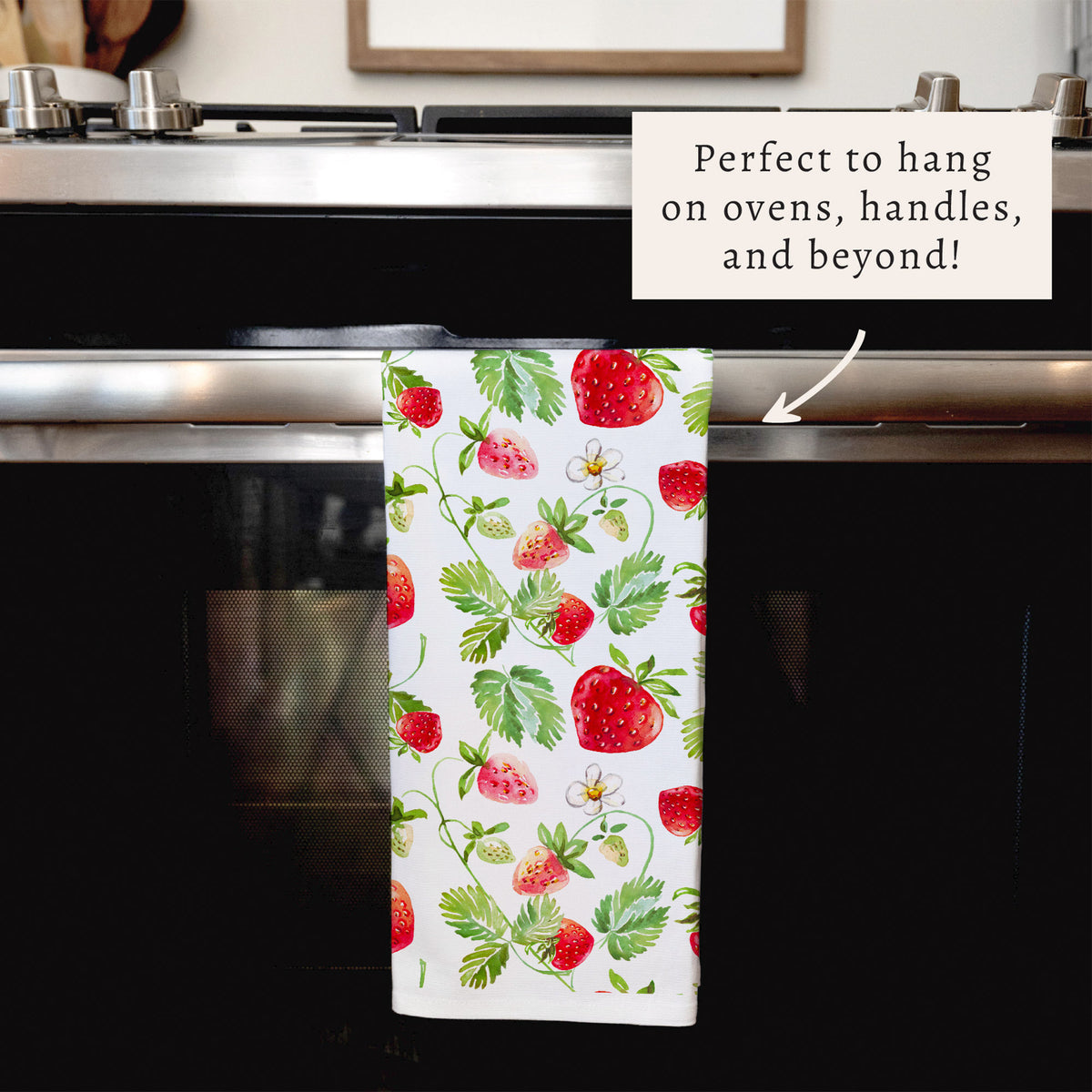 Strawberries Tea Towel