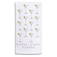 Extra Dirty Please Tea Towel
