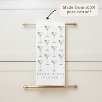 Extra Dirty Please Tea Towel