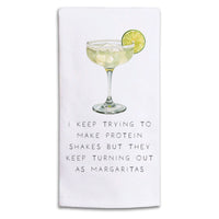 Protein Shake Margarita Tea Towel