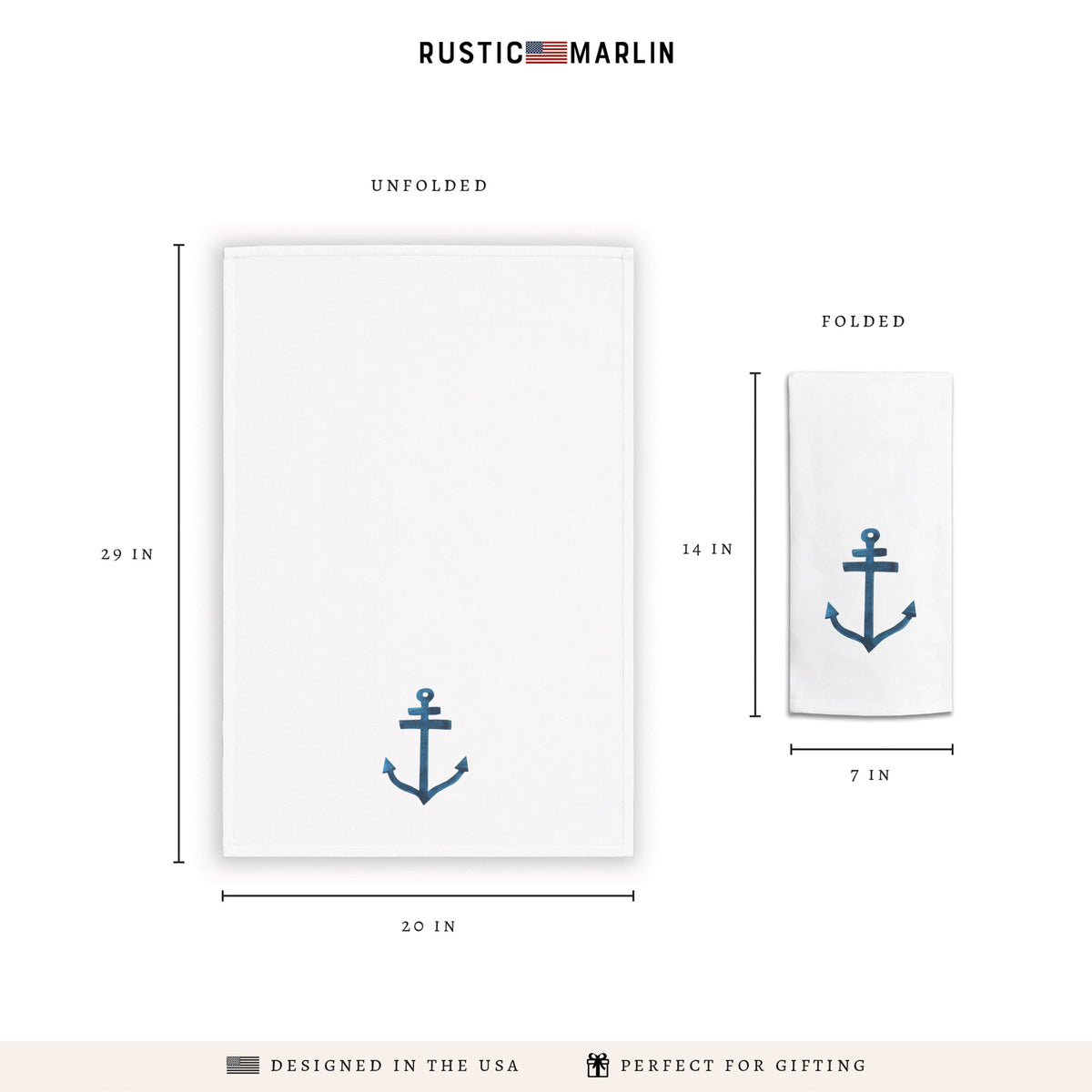 Anchor Tea Towel
