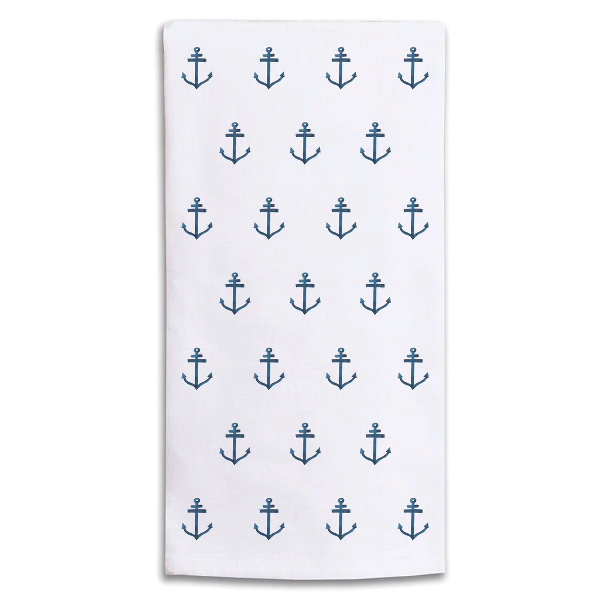 Anchor Pattern Tea Towel