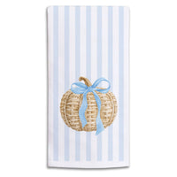 Wicker Pumpkin Tea Towel