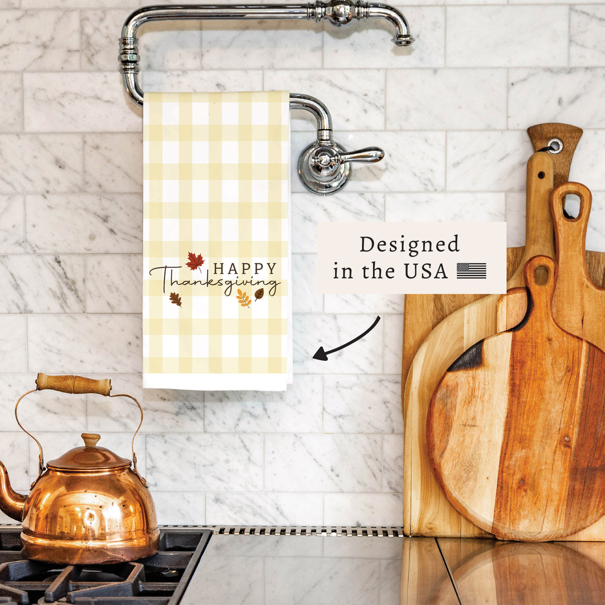 Happy Thanksgiving Tea Towel
