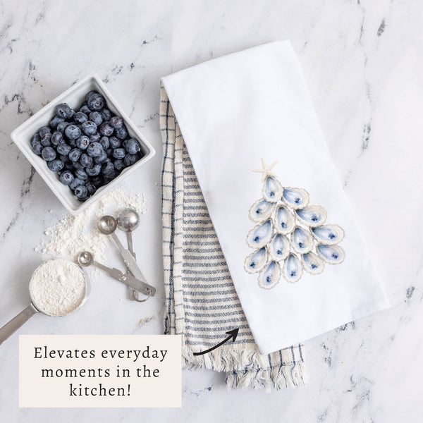 Oyster Tree Tea Towel