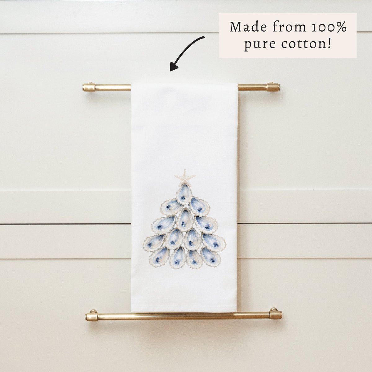 Oyster Tree Tea Towel