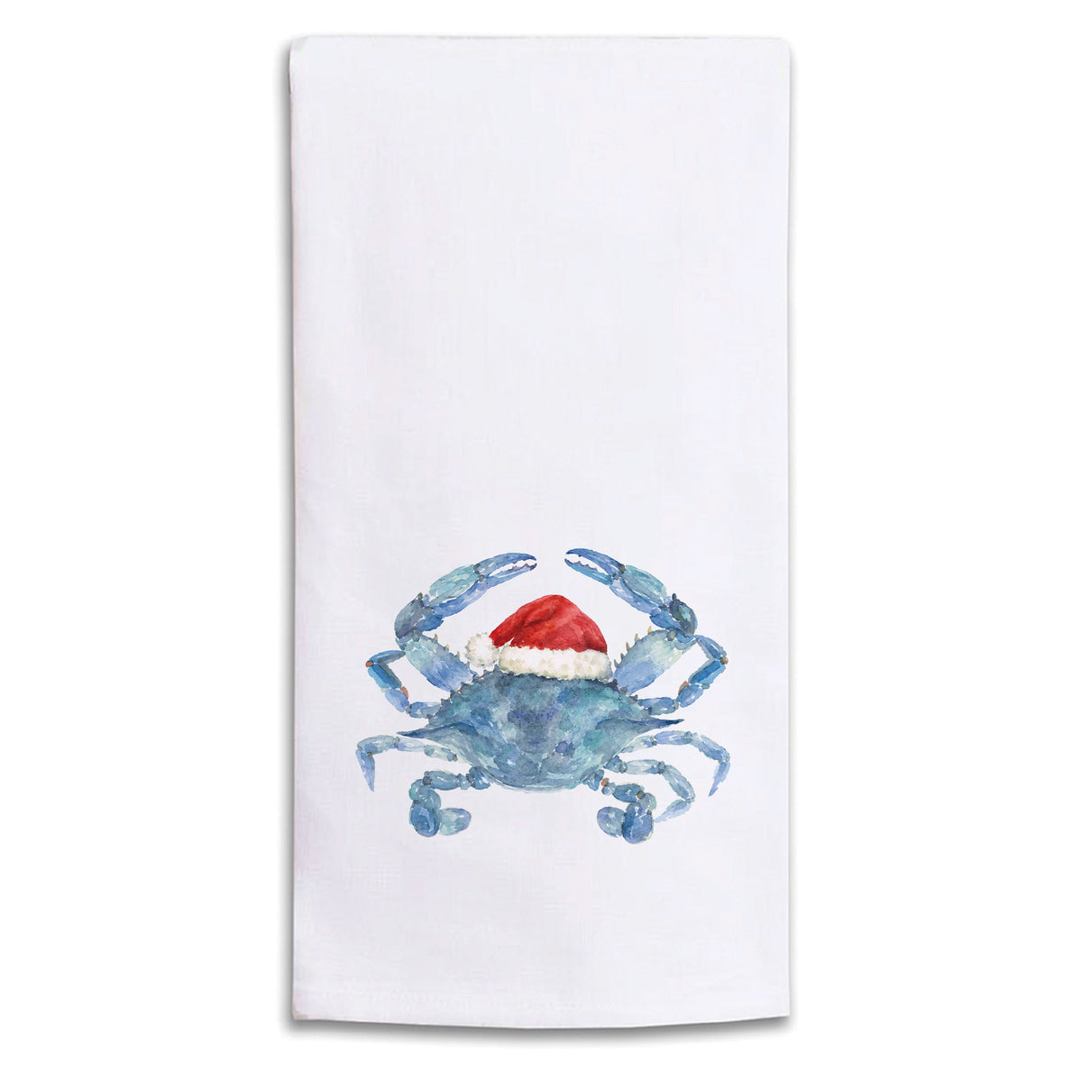 Santa Crab Tea Towel