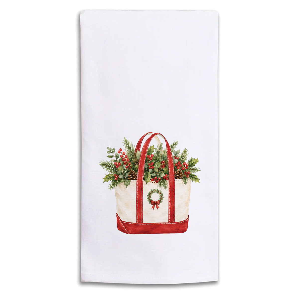 Christmas Boat Tote Tea Towel