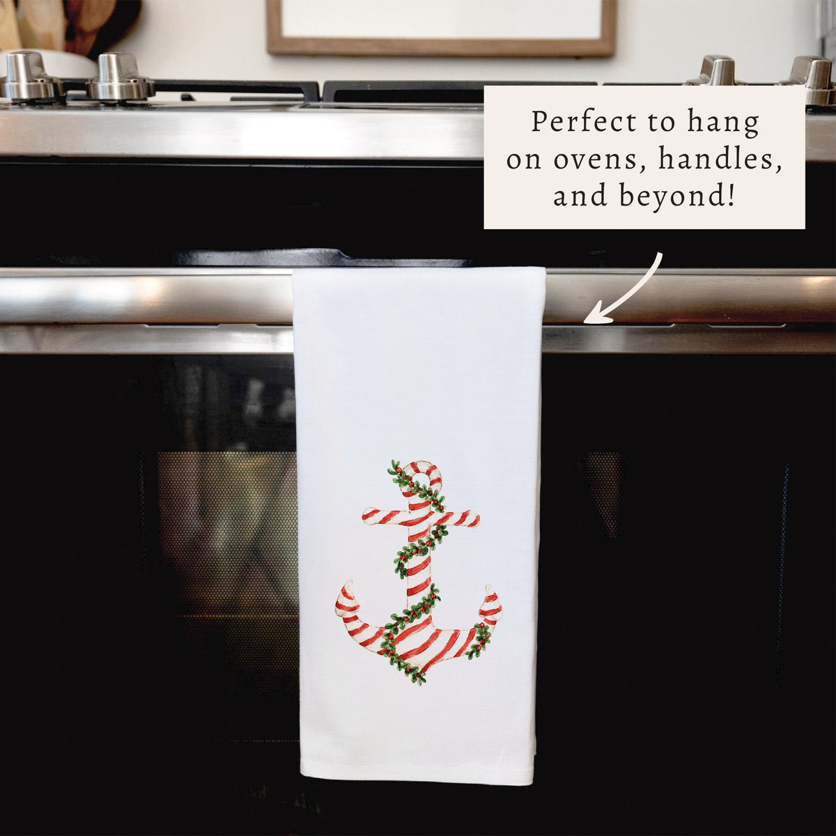 Holiday Anchor Tea Towel