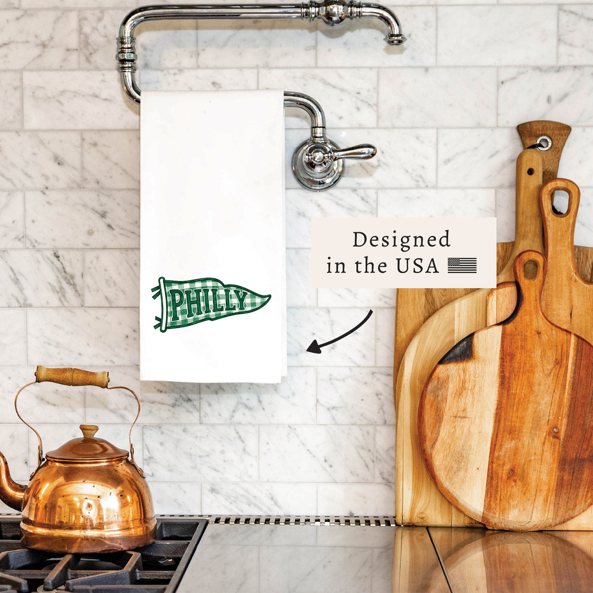 Philly Banner Tea Towel