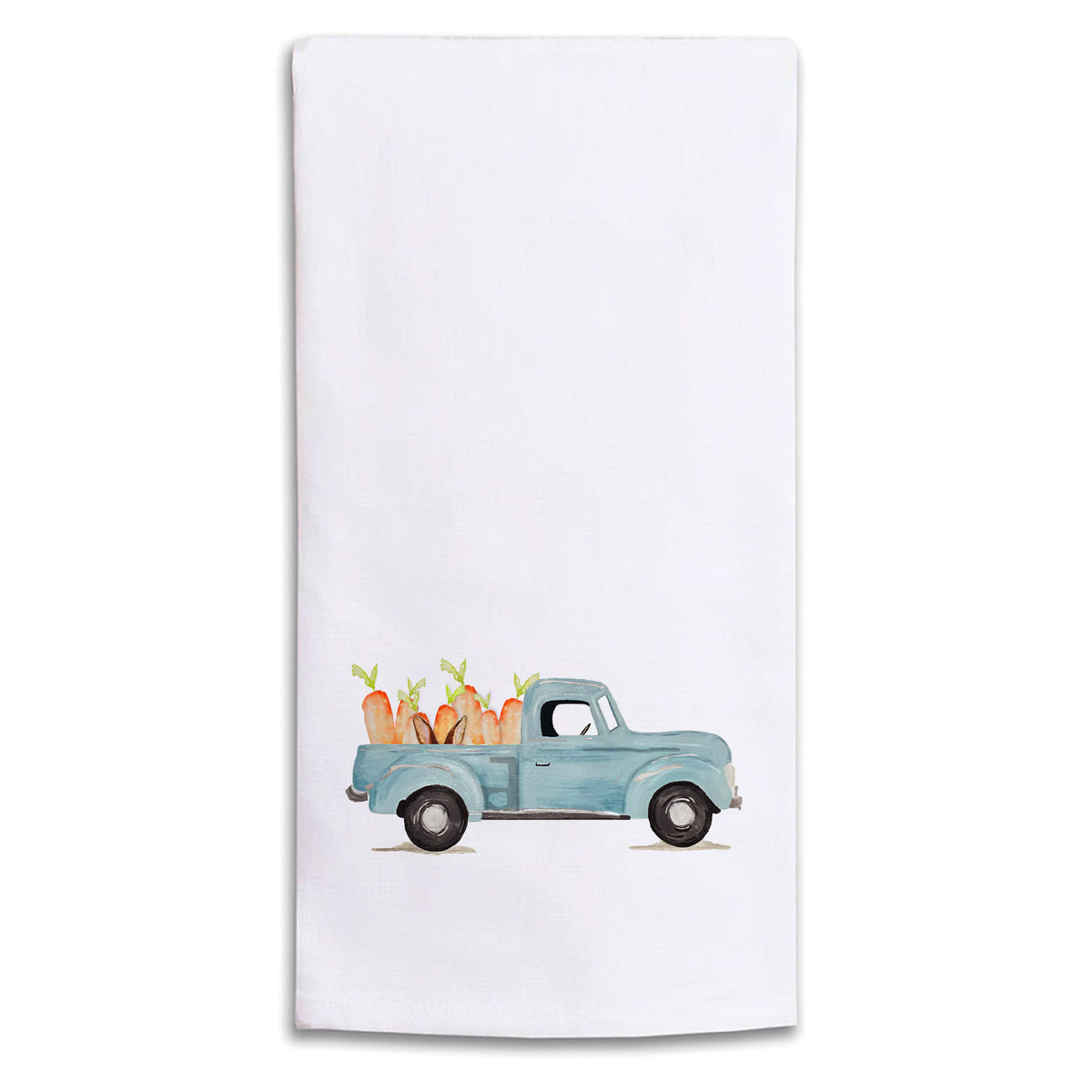 Easter Bunny Truck Tea Towel