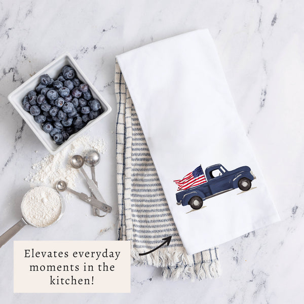 Flag Truck Tea Towel