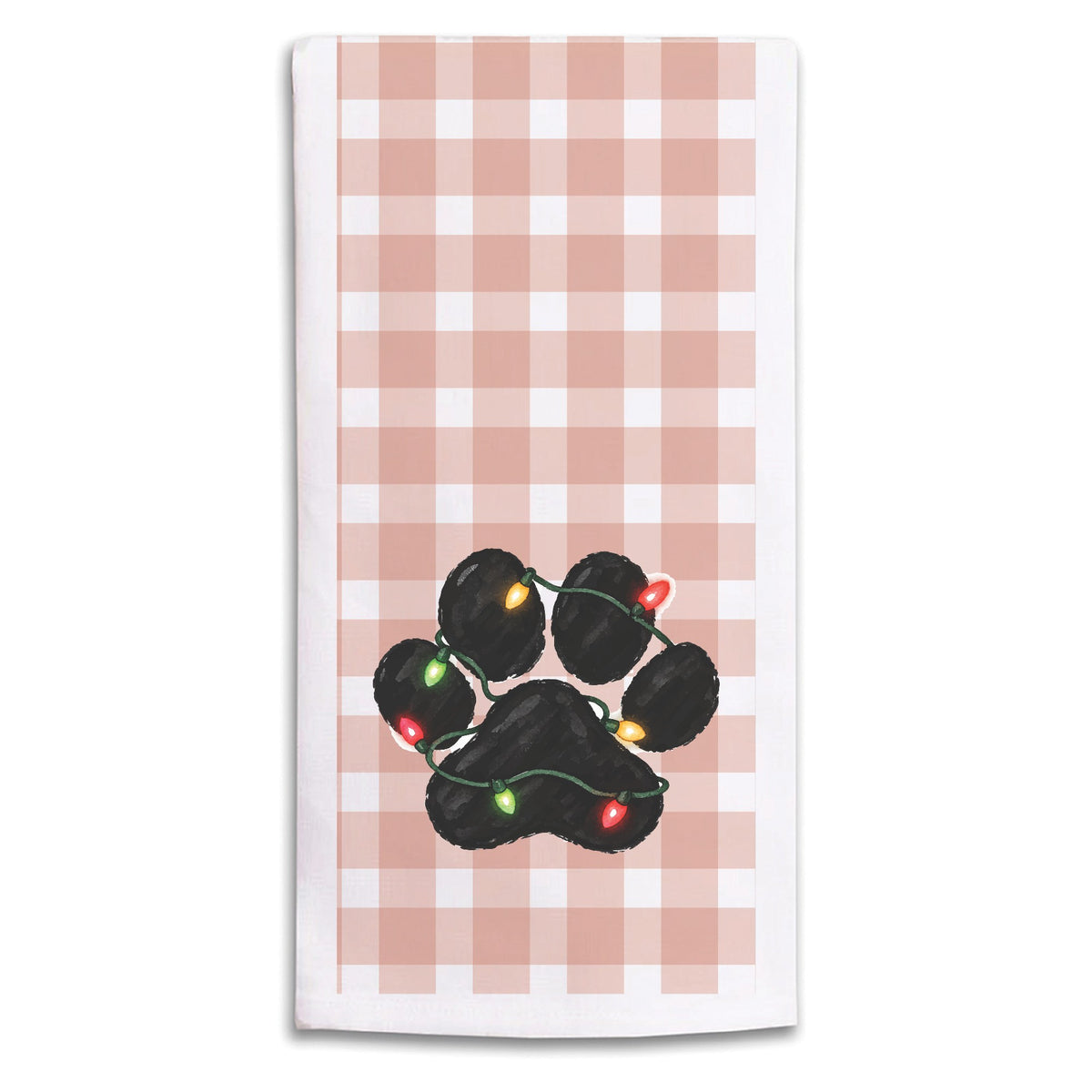 Paw Lights Tea Towel