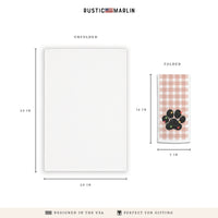 Paw Lights Tea Towel