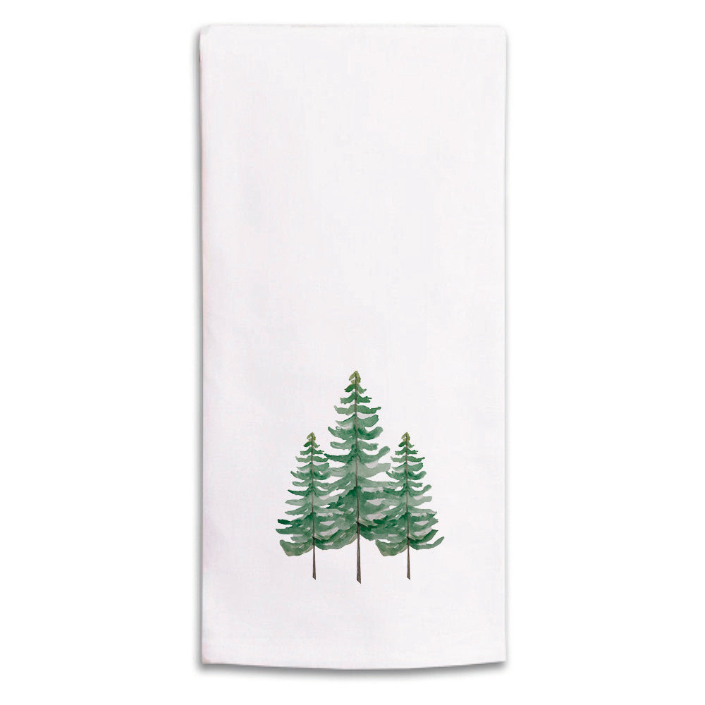 Pine Trees Tea Towel