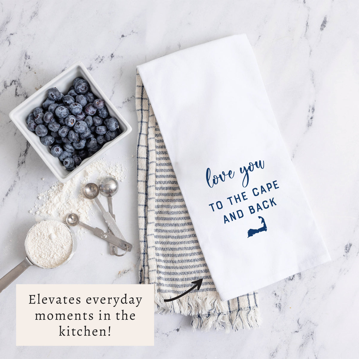 Love You To The Cape Tea Towel