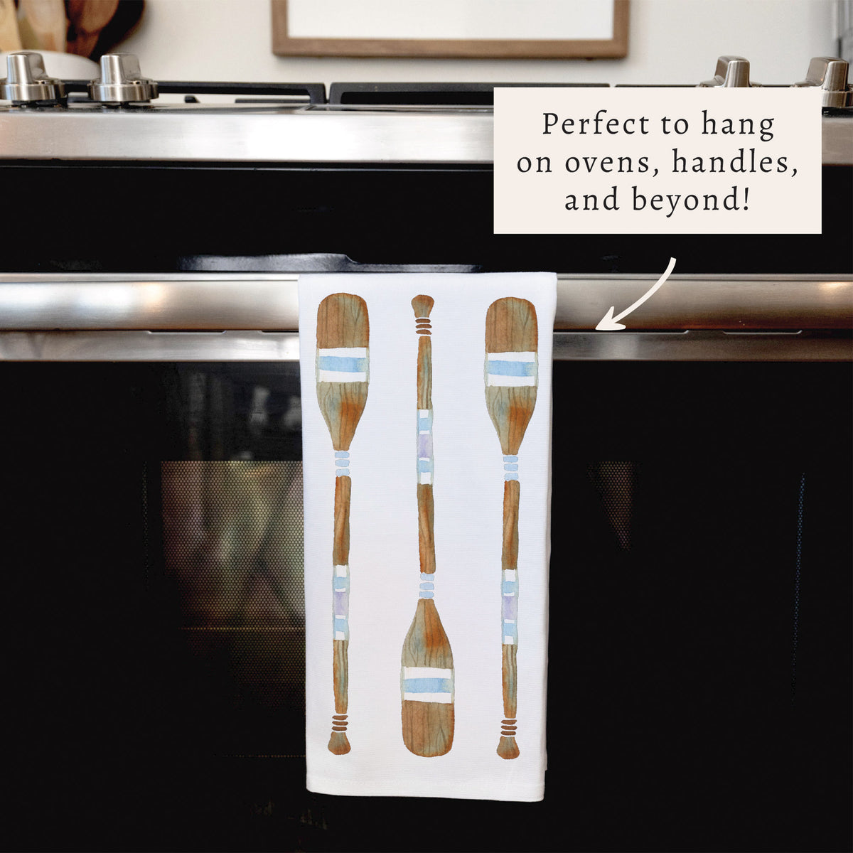 Oars Tea Towel