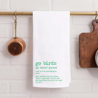 Philly Go Birds Definition Tea Towel