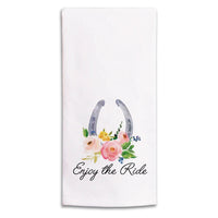 Enjoy the Ride Personalized Tea Towel