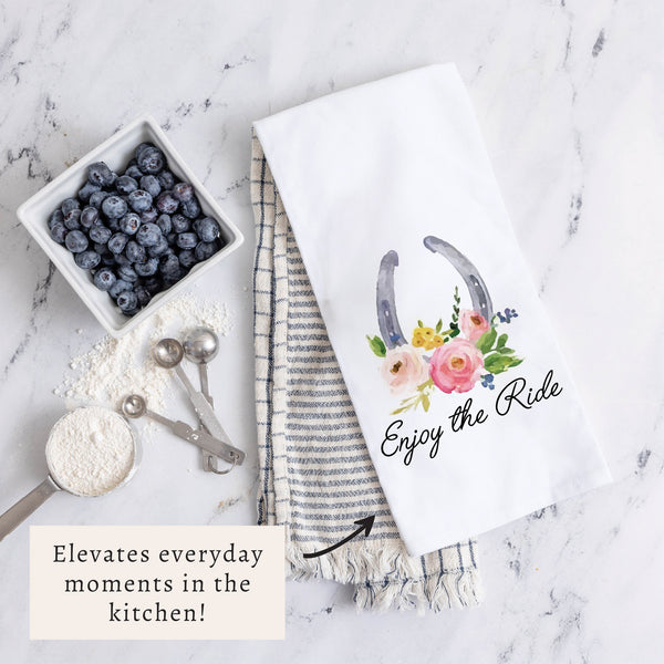 Enjoy the Ride Tea Towel