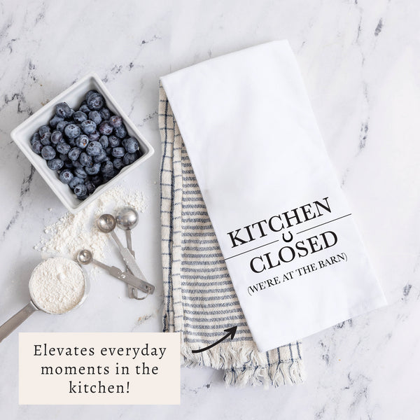 Kitchen Closed Tea Towel