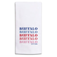 Buffalo Repeating Tea Towel