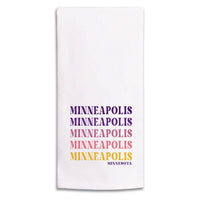 Repeating Minneapolis Tea Towel