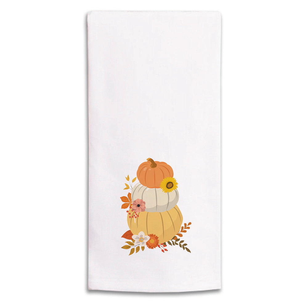 Harvest Pumpkins Tea Towel