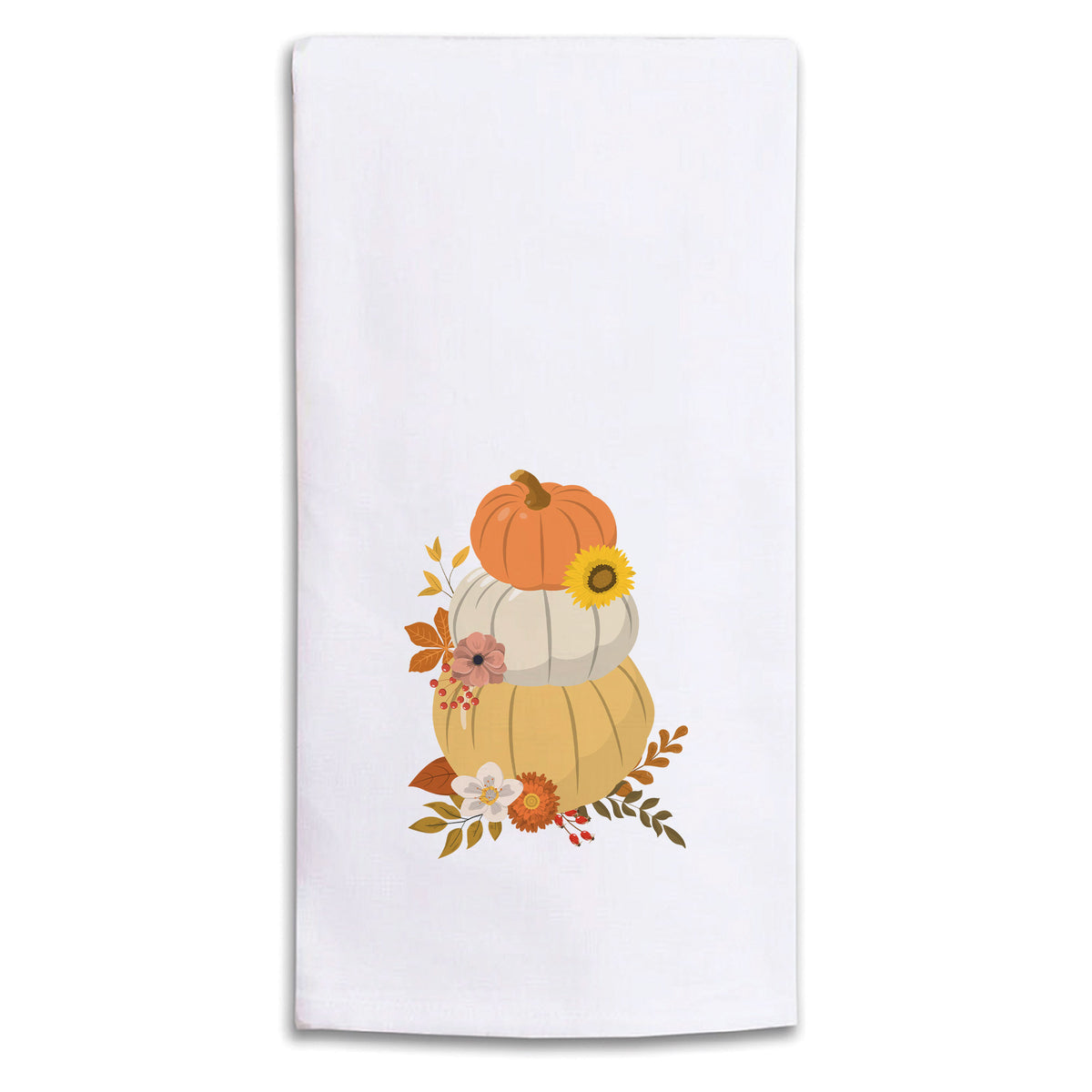 Harvest Pumpkins Tea Towel