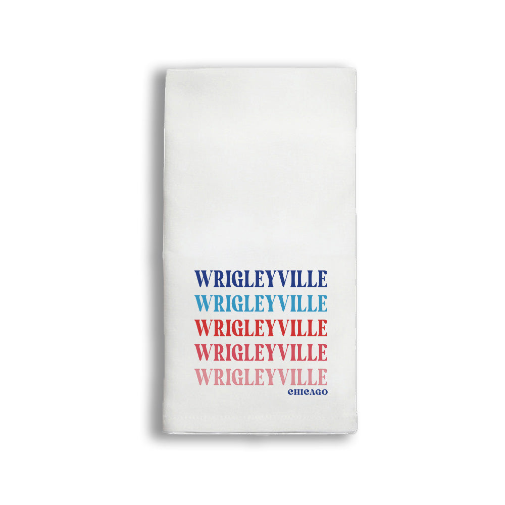 Repeating Wrigleyville Tea Towel