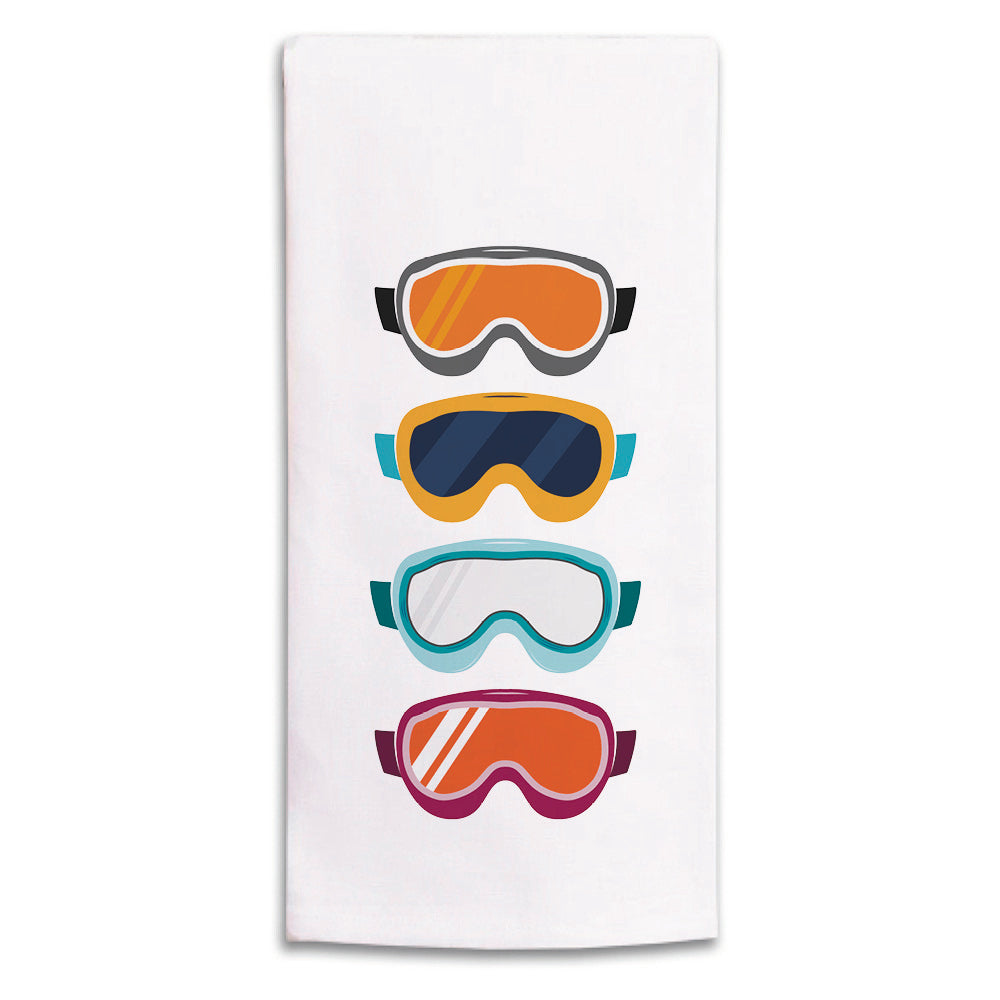 Ski Goggle Vibes Tea Towel