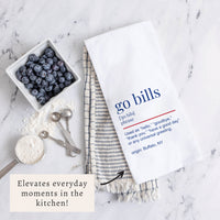 Go Bills Definition Tea Towel