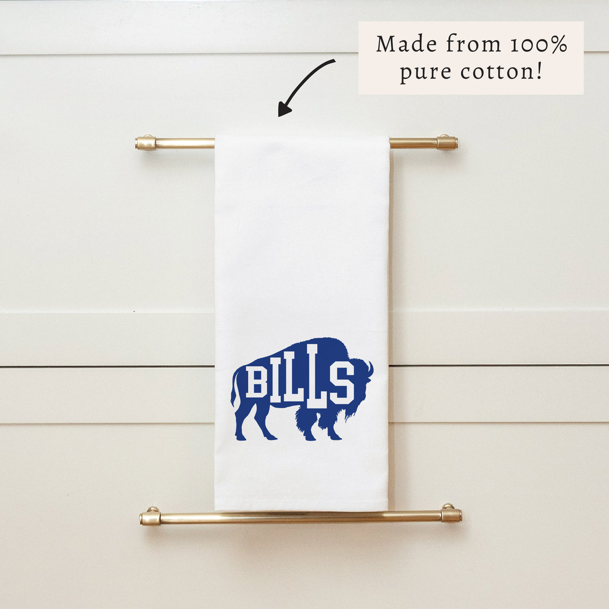 Bills In Buffalo Tea Towel