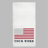 50 Stars Flag Personalized Tea Towel