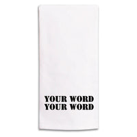 Custom Graphic Personalized Tea Towel