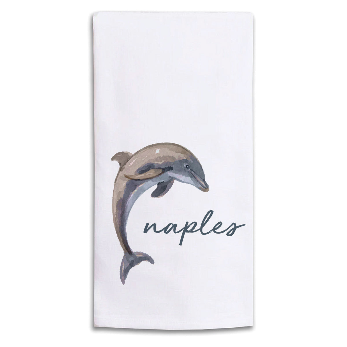Dolphin Personalized Tea Towel