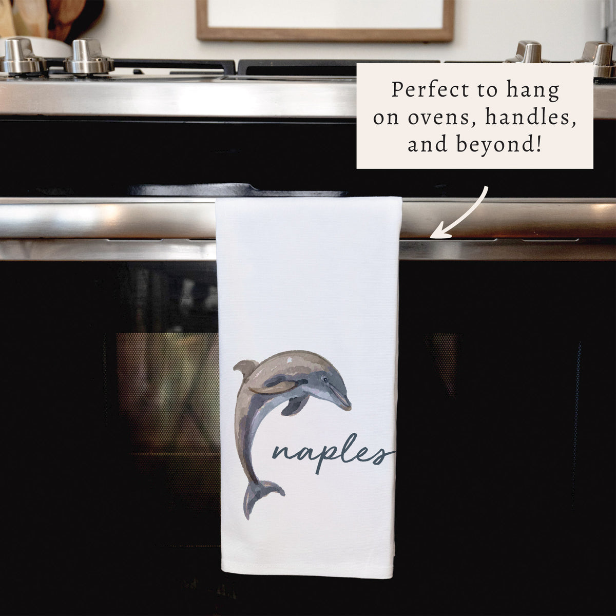 Dolphin Personalized Tea Towel