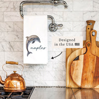 Dolphin Personalized Tea Towel