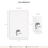 Dolphin Personalized Tea Towel