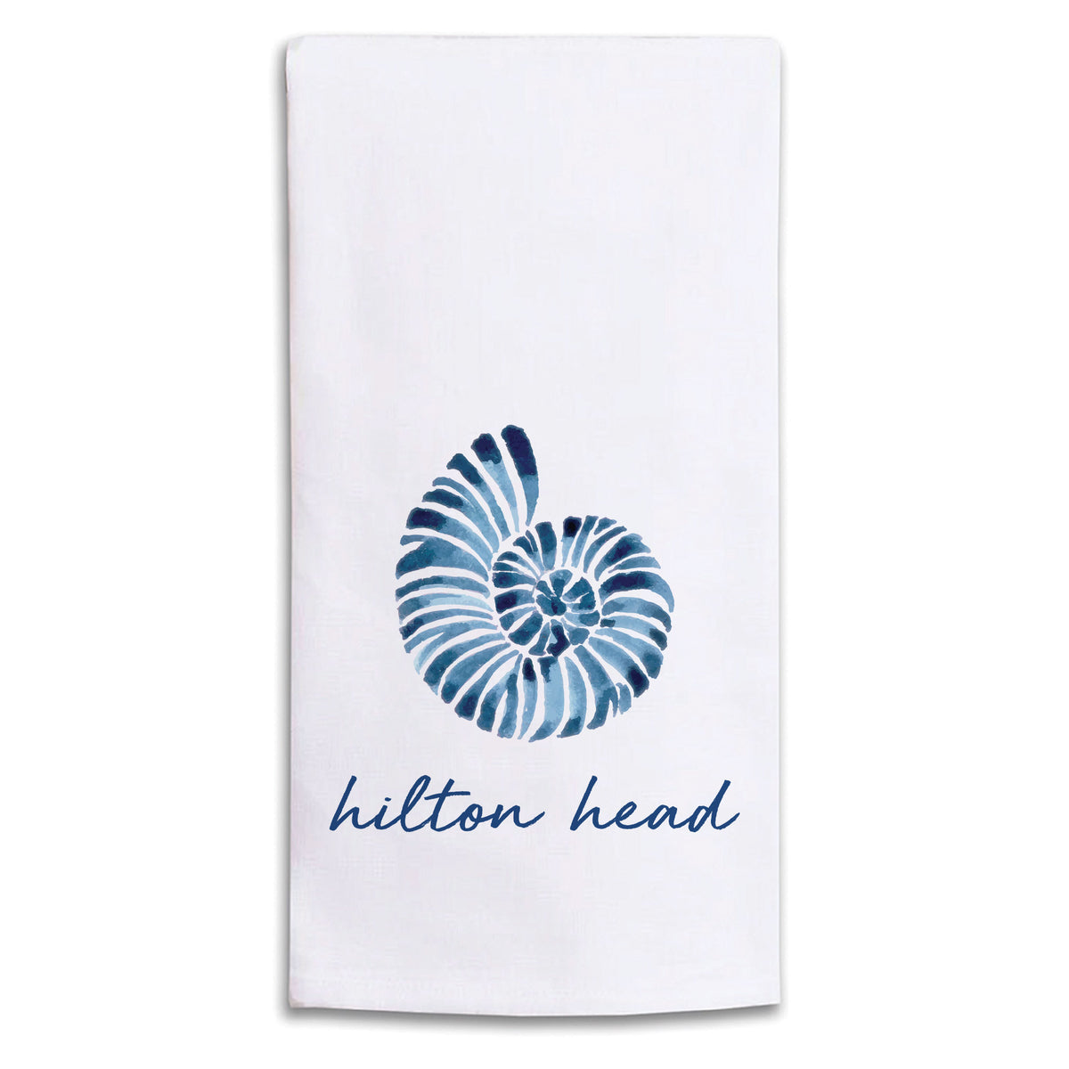 Blue Shell Personalized Tea Towel
